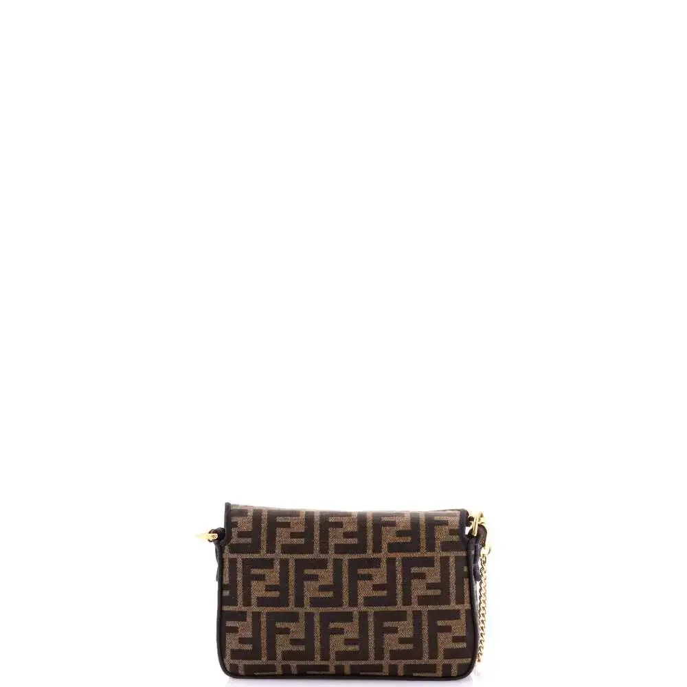 Fendi Baguette Nm Bag Zucca Canvas Mini #254401F23B - Picture 3 of 8